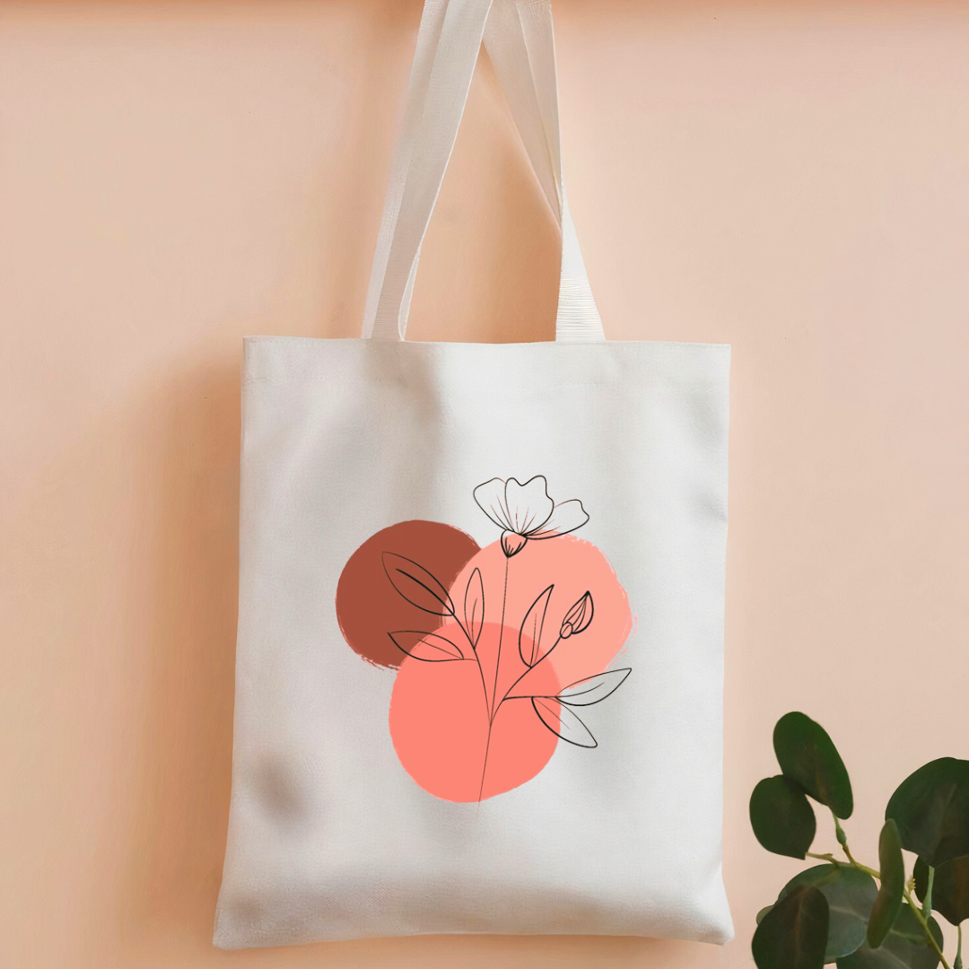 Flower Essence White Tote Bag